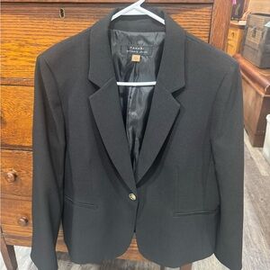 Tahari Black Blazer Classic Suit Jacket